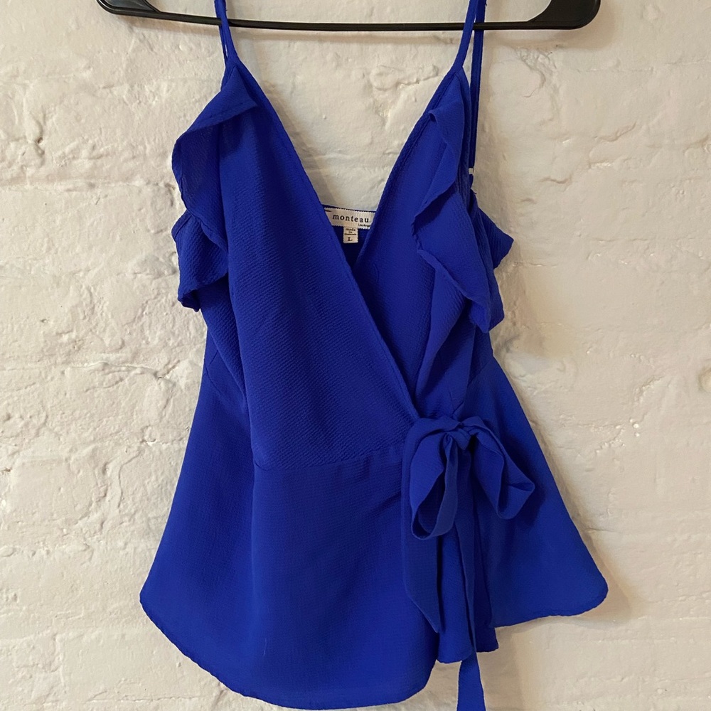 Deep blue tank top